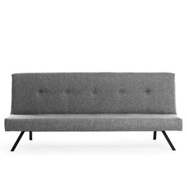 Atelier Del Sofa Zola - Sofá cama de 3 plazas Gris claro